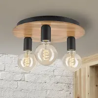Lamkur Taklampa Dusty , dimbar, Ljust trä, Vardagsrum / matsal, Trä, Modern, Taklampa
