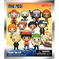 AK One Piece Netflix Serie 1 3d Pvc Väskclips Display