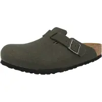 Birkenstock - Sandaler och flip-flops - Boston Wool Regular Thyme för UnisexUll - Storlek 42 - Grön