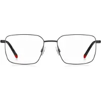 HUGO Black-metal optical frames with tubular temples