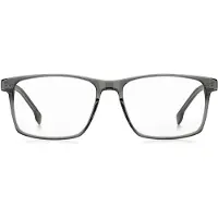 BOSS Grey-acetate optical frames with temple stripe
