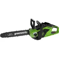 Greenworks Elkedjesåg GD40CS15; 40 V; 35 cm svärd (utan batteri och laddare)