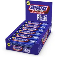 Mars 12 x Snickers High Protein Bar Low Sugar 57 g Mjölkchoklad