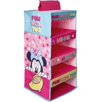 Disney Mimmi Pigg Hängande Klädförvaring med 4 Sektioner