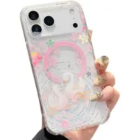 Mtp Products iPhone 17 Pro Magnetskal med inbäddade strassstenar - Svanar