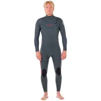Rip Curl Dawn Patrol Pro 4/3 Mm Långärmad Neopren Våtdräkt Med Bröst Blixtlås