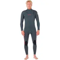 Rip Curl Dawn Patrol Pro 3/2 Mm Långärmad Neopren Våtdräkt Med Bröst Blixtlås