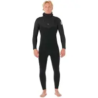 Rip Curl Dawn Patrol 6/4 Mm Långärmad Våtdräkt Med Huva Och Dragkedja På Bröstet