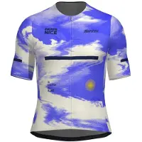 Santini Paris-nice 2025 Korta ärmar Cykeltröja