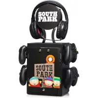 tillbehörsstativ för spelskåp - South Park-logotyp