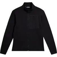 J.Lindeberg Men's Wayne Polartec Mid Layer Black