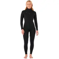 Rip Curl Dawn Patrol Pro 4/3 Mm Våtdräkt I Neopren För Dam Med Långa ärmar Och Dragkedja I Bröstet