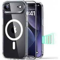 ESR Classic Hybrid MagSafe + härdat glasuppsättning för iPhone 17 Air - Klar