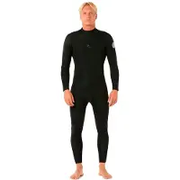 Rip Curl Dawn Patrol 4/3 Mm Långärmad Våtdräkt I Neopren Med Dragkedja På Ryggen