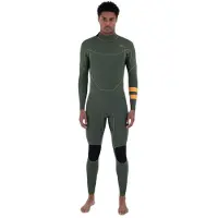 Hurley Advant 4/3 Mm Långärmad Våtdräkt I Neopren Med Dragkedja På Ryggen