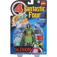 Marvel Vintage 6-tums Dr. Doom Fantastic 4 Actionfigur, 10 Tillbehör, Samlarserie