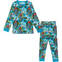 Muumi Gård Pyjamas Blå 122-128 cl