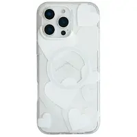 Mtp Products iPhone 16 Pro Pure Love Magnetiskt hybrid skal - Vit