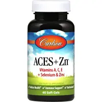 Carlson Labs - ACES + Zn - 60 softgels