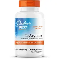 Doctors Best , L-Arginin, 120 Bilager Tabletter (500 mg per Tablet)
