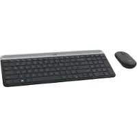 Logitech Slim Wireless Combo Mk470 Trådlöst Tangentbord Och Mus