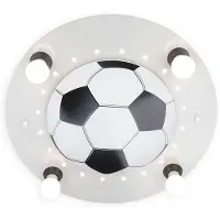 Elobra Taklampa Fußball, dimbar, Förkromad / silver, Barnrum, Trä, Taklampa