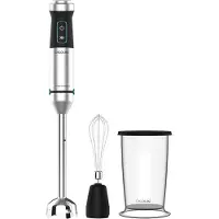 Cecotec Power TitanBlack 1500 XL Cream, Stavmixer, 0,8 l, Iskrossning, 1500 W, Svart, Silver