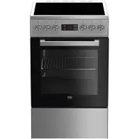 Beko Fsm57300gx 60 Cm Glaskeramikhäll Med Ugn 4 Brännare