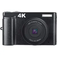 INF Digitalkamera 48 MP, 1080p HD, 16x zoom, flip screen Svart