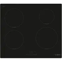 Bosch Serie | 4 PUE611BB5D - Induktionshäll - 4 kokplattor - Fördjupning - bredd: 56 cm - djup: 49 cm - ramlös - svart