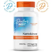 Doctors Best , Nattokinase, 2 000 FUs, 270 Veggie kapslar