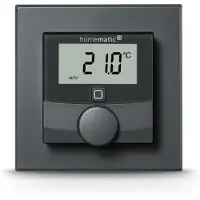 EQ-3 HomeMatic IP väggtermostat med fuktighetssensor HmIP-WTH-A (antracit)