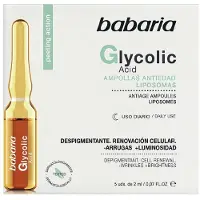 Babaria Anti-åldringsampuller - BABARIA - Glykolsyra - 5 Enheter - 2 ml - Utan Paraben