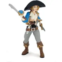 Papo Pirate Lady - H: 10 cm - - One Size - Leksaksfigur