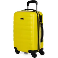 Itaca unisex. 71250-07 4 Wheeled Trolley Case 71250 yellow -55x38x20cm (OSFA), Casual, ABS / Polycarbonate