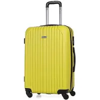 Itaca unisex. T71560-03 Medium Hard Travel Case 4 Wheels T71560 Mustard -66x41x27cm (OSFA), Casual, ABS / Polycarbonate