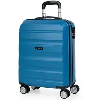 Itaca unisex. T71650-01 Travel Case Cabin Trolley ABS T71650 blue -55x40x20cm (OSFA), Casual, ABS / Polycarbonate