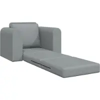 vidaXL Soffsäng Ljusgrå 98 x 71 x 83 cm tyg