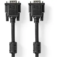 Ginza.se Nedis VGA-kabel | VGA Hane | VGA Hane | Nickelplaterad | Maximal upplösning: 1280x768 | 5.00 m | Rund | ABS | Svart | Label