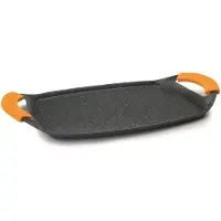 Ibili Plancha - IBILI - BASIC STONE - 47x28,5 cm - Gjutaluminium - Stenliknande non-stick
