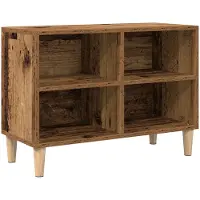 vidaXL TV-skåp Gammalt trä 69,5 x 30 x 50 cm Konstruerat trä