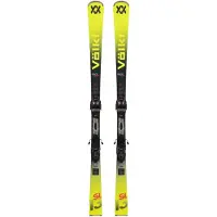 Völkl - Skidpaket (skidor + bindning) - Racetiger SL + Rmot-T 12 2026 för UnisexUll - Storlek 160 cm - Gul