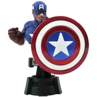 Diamond Select Kapten Amerika Animerad Figur 15 Cm
