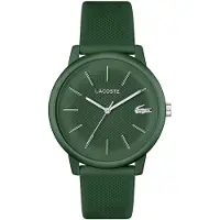 Lacoste Herrur .12.12 i Grön Silikon - 241641