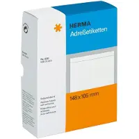 Herma 4441, vit, papper, matt, Tyskland, 7 cm, 4,2 cm
