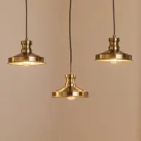 Opviq Hänglampa Berceste 9263 , dimbar, Mässing / guld, Vardagsrum / matsal, Metall, Pendellampa