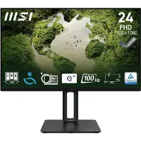 MSI PRO MP245PG LCD-skärm EEK E (A - G) 60.5 cm (23.8 tum) 1920 x 1080 pixel 16:9 4 ms DisplayPort, HDMI, VGA IPS LCD
