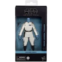 Hasbro Stjärnornas Krig Storamiral Thrawn Ahsoka The Black Series-figur 15 Cm