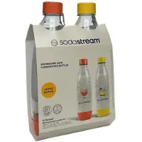 SodaStream FUSE-flaska 2 x 1 l, orange/gul