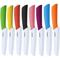 Annan Tillverkare Tonife Zirconia Ceramic Kitchen Bread Knife - 6" (Färg: Röd)